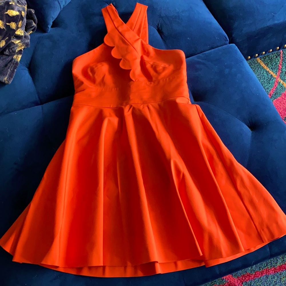 A/X dark orange dress